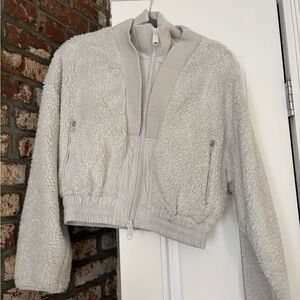 Free People Grey Fleece